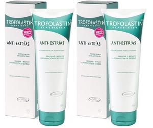 Trofolastin, Crema Antiestrías Reafirmante, Hidratación y Prevención de Estrías, Con Centella Asiática, Piel Flexible y Elástica, 250ml (Paquete de 2)