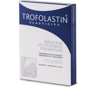 Trofolastin, Reductor de Cicatrices Periareolar, Apósitos Adhesivos para Cicatrización Postoperatoria Mamaria, Hipertróficas y Queloides, 6,5x6,5cm x 5uds