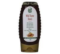 TrofoPlan Miel Griega de Tomillo Silvestre de Creta 500g - Miel Cruda y Natural - Miel Floral Aromática - Producción Familiar de Apicultores - Botella Squeeze - Miel Premium Mediterránea