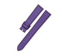 TROGPYXG Compatible con correas de reloj Hermes H Hour/Cape Cod Calf Leaher de grano liso, accesorios for mujer, 16, 17, 20mm(Purple,16mm)