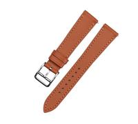 TROGPYXG Compatible con correas de reloj Hermes H Hour/Cape Cod Calf Leaher de grano liso, accesorios for mujer, 16, 17, 20mm(YB with clasp,17mm)