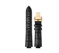 TROGPYXG Compatible con Maserati R8821108025 R8851108002 correa de reloj for hombre, correa de reloj Trident con boca elevada, accesorios de 21mm y 24mm(Black line G,21mm)