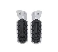 TROGPYXG Compatible con Pedales de reposapiés Delanteros y Traseros for Motocicleta Ducati Multistrada V4/ V4S/ RS/Pikes Peak/Rallly V2 V2S(Silver Set)