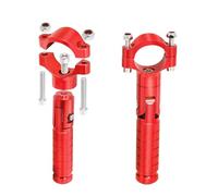 TROGPYXG Compatible con reposapiés Alconstar, reposapiés Plegables for Bicicleta, reposapiés Plegables de 90 Grados for Motocicleta eléctrica, reposapiés Traseros for pasajeros(Red)