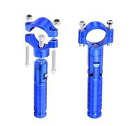 TROGPYXG Compatible con reposapiés Alconstar, reposapiés Plegables for Bicicleta, reposapiés Plegables de 90 Grados for Motocicleta eléctrica, reposapiés Traseros for pasajeros(Blue)