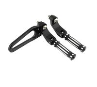 TROGPYXG Compatible con reposapiés Traseros de Motocicleta BMW R18, Kit de Montaje de estriberas de Pedal for Pasajero, Color Negro, 2020(Style-C)