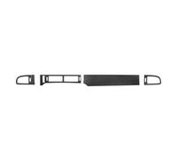 TROGPYXG Compatible con Suburban Compatible con Tahoe Compatible con Avalanche Compatible con Yukon Compatible con Sierra 2007-2013 Panel decorativo de la consola central del automóvil(Black carbon fi