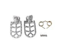 TROGPYXG Compatible con Suzuki RMZ250 RMZ450 RMX450Z 250RMZ 450RMZ RM-Z RMZ 250 450 RMX 450Z Reposapiés de Motocicleta Pedales(Silver)