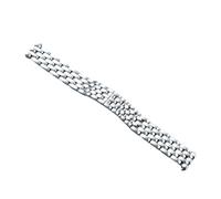 TROGPYXG Correa de acero compatible con Cartier Panthère WSPN0013 WSPN0015 WSPN0012 pulsera de metal de repuesto for reloj de mujer(Silver,18mm)