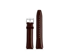 TROGPYXG Correa de reloj de cuero de vaca vintage compatible con Casio AE1200 A158W/A168/f91w/AE-1200WHD/A158/A159/A169 Series Correa de pulsera retro de 0.709 in(Brown-silver)