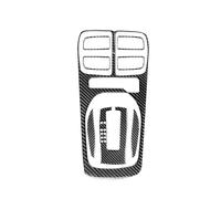 TROGPYXG Embellecedor Adhesivo for Panel de Cambio de Marchas Interior de Fibra de Carbono Compatible con Camaro 2010, 2011, 2012, 2013, 2014 y 2015.(Black Carbon LHD)