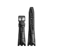 TROGPYXG Leather Watch Strap Compatible with Maurice Lacroix AIKON Series AI6038 AI6008 AI1018 Watchband Cow Leather Watches Accessories(Black BK Pin)