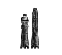 TROGPYXG Leather Watch Strap Compatible with Maurice Lacroix AIKON Series AI6038 AI6008 AI1018 Watchband Cow Leather Watches Accessories(Black BK Hook)