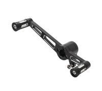 TROGPYXG Palanca de Cambio Pedal Control Delantero Motocicleta Compatible con Harley Sportster Custom XL 883 1200 Nightster 1200N(New Black White B)