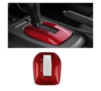TROGPYXG Panel de Cambio de Marchas de Fibra de Carbono auténtica Compatible con Camaro 2010, 2011, 2012, 2013, 2014 y 2015. Accesorios for el Interior del Coche.(Red)