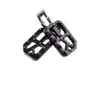 TROGPYXG Pedal de Motocicleta Compatible con SURRON Ultra Bee, Clavijas de Pedales modificadas Personalizadas for Accesorios SurRon, Bicicletas eléctricas y Motocicletas(Black-Purple)
