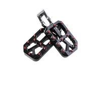 TROGPYXG Pedal de Motocicleta Compatible con SURRON Ultra Bee, Clavijas de Pedales modificadas Personalizadas for Accesorios SurRon, Bicicletas eléctricas y Motocicletas(Black-Red)