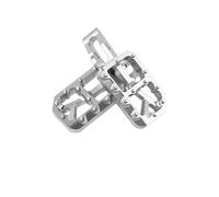 TROGPYXG Pedal de Motocicleta Compatible con SURRON Ultra Bee, Clavijas de Pedales modificadas Personalizadas for Accesorios SurRon, Bicicletas eléctricas y Motocicletas(Silver-Silver)