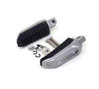 TROGPYXG Pedales de reposapiés Traseros for Motocicletas compatibles con Suzuki Hayabusa GSXR1300R 99-12 GSX650 08-12 GSX1400 02-08 DL650 DL1000 Aluminio