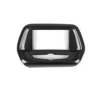 TROGPYXG Pegatina for Panel de Control Central de Coche, Cubierta de Fibra de Carbono ABS, Compatible con Camaro ZL1 2016-2024, Accesorios(A)