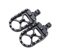 TROGPYXG Reposapiés de Motocicleta MX Pedales Anchos y Anchos con Palanca de Cambios compatibles con Harley Sportster XL 883 1200 Dyna Street Bob Bobber Custom(Black)