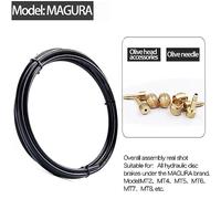 Trohollis Cable de Freno de Disco de Aceite for Bicicleta, 2,5 m, BH59, BH90, Anillo de presión, Aguja en T, Manguera de Cable de Freno hidráulico for Bicicleta de montaña(For MAGURA)