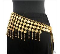 TroHollis Danza del Ventre,Falda Danza del Vientre Belly Dance Accessories Beads Tassel Bank For Women Dancing Hip Bufanda(Yellow)