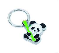 Troika Accesorio de Viaje Moderno Unisex - Etiquetas para Equipaje (Paquete de 1), Multi/Plateado, 6 cm, Llavero