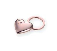 Troika Accesorio de Viaje Moderno Unisex - Etiquetas para Equipaje (Paquete de 1), Oro Rosa, 4 cm, Llavero