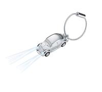 Troika Accesorio de Viaje Moderno Unisex - Etiquetas para Equipaje (Paquete de 1), Silver, 6 cm, Llavero