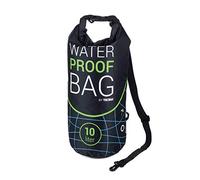 Troika Bolsa Impermeable para Deportes acuáticos, Pesca, natación, Senderismo, Camping, Color Negro