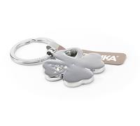 TROIKA GIRLS BEST FRIENDS Clover - KR9-30/CH - Llavero - made with SWAROVSKI® ELEMENTS - metal fundido- brillante - cromado - plateado original