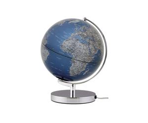 TROIKA Globo terráqueo Terra Blue Light 25cm