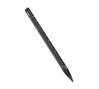 Troika Lápiz multitarea con punta de aluminio y metal negro intercambiable y borrable con regla en centímetros/pulgadas, tamaño 147 x 10 x 10 mm, PEN20/BK