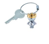 Troika Little King Llavero 4 Centimeters Multicolor (Silber-Gold)