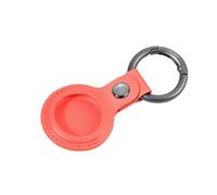 TROIKA Llavero Funda protectora para el pequeño dispositivo de seguimiento APPLE AirTag® - AIRTAG COVER - con mosquetón para fijación flexible a: llavero, mochila, maletín para portátil, etc.