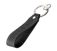 TROIKA llavero VW GOLF 1974 REIFENPROFIL con tira de cuero negro, apertura fácil gracias al mecanismo patentado NAIL GUARD; Made in Germany