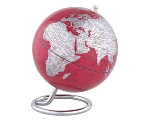 TROIKA Mini globos terráqueos Galilei Red 13cm