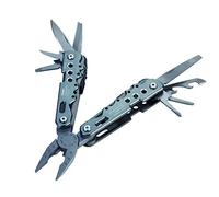 TROIKA Multitool Mini Herramienta, Unisex Adulto, Gris, H x B x L: 53 x 53 x 106 mm