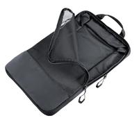 TROIKA bolsa de compresión TROIKA BLACK PACKING SHIRTS, bolsa grande con cremallera para ahorrar espacio al viajar, con asa; poliéster/tarpaulin negro