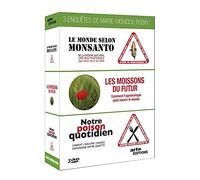 Trois enquêtes de Marie-Monique Robin - Notre poison quotidien + Le monde selon Monsanto + Les moissons du futur [Francia] [DVD]