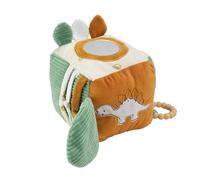 Trois Kilos Sept- Dinosaurio Cubo de Despertar, Color Crudo, Verde Salvia, Camel (Novatex 845 5022)