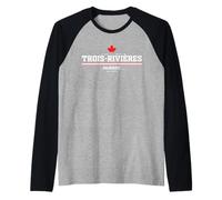 Trois-Rivieres Canada Camiseta Manga Raglan