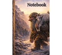 Troll and the Mountain Goat - Nordic Troll Notebook: Scandinavian Fantasy Journal | Nordic Nature Inspired | Lined Notebook 6x9