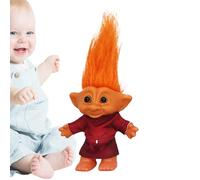 Troll Doll, Christmas Miniature Ugly Toys, Adorable coleccionable Figuras, Holiday Desk Ornaments for Living Room, Bedroom, Bookshelf, Festive Decoration, 3,94 pulgadas
