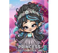 Troll Kingdom: Glittery Princess Coloring Book Hardcover