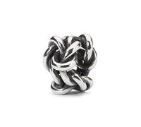 Trollbeads Abalorio con nudo de la amistad de plata de ley en color plata, TAGBE-20204, talla única, Plata, No es una piedra preciosa