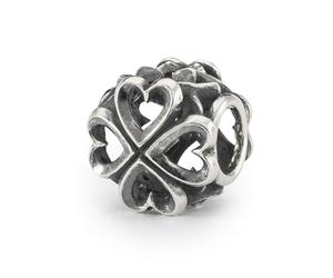 Trollbeads Colección de invierno Sonidos de armonía y amor Beads, talla única, Plata esterlina Oro amarillo, No es una piedra preciosa