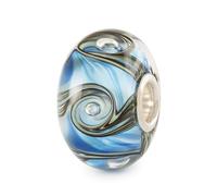 Trollbeads Colección Primavera Carpe Diem 2025 Cuentas de Cristal Hecho a Mano, 1, Plata de ley, 0
