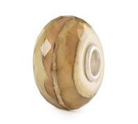 Trollbeads Colección Primavera Carpe Diem 2025 Cuentas de Cristal Hecho a Mano (TGLBE-30159 Waterstone - Kraft)